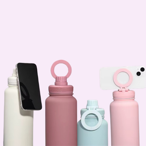 Drink’nGrip – the perfect water bottle for workouts and content creation